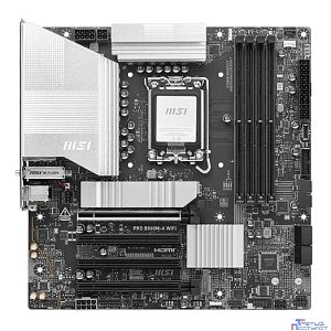 Материнская плата MSI PRO B860M-A WIFI Soc-1851 Intel B860 4xDDR5 mATX AC`97 8ch(7.1) 5Gigabit RAID+HDMI+DP