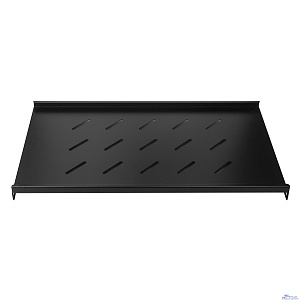 NEOMAX Полка 19"1U, для настенного шкафа 600*450; глубина полки 280мм, ширина 500мм;  цвет черный (NM-SHF-1U45-101-BK)