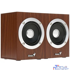 GENIUS SP-HF280 wooden USB {Проводной пульт регулировки громкости для легкого управления}