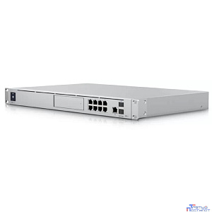 UBIQUITI UDM-SE Маршрутизатор, 1*10G SFP+, 8*GbE RJ45 LAN ports(2) PoE+,(6) PoE, 1*10G SFP+,1*2.5 GbE RJ45 WAN ports, 1*3.5" NVR HDD Слот