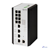 ELTEX MES3710P Ethernet-коммутатор 8 портов 10/100/1000BASE-T (PoE/PoE+), 4 порта 100BASE-FX/1000BASE-X (SFP), L3