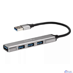 Telecom <TA308U> Переходник USB 3.0 -->USB3.0+3 USB2.0, Aluminum Shell, 0.2м [7958820049743]