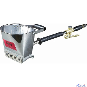 FUBAG HOPPER PL4000 ПНЕВМАТИЧЕСКИЙ ШТУКАТУРНЫЙ КОВШ 1/2 [412658] {Расход воздуха 620 л/мин, бак 4 л, Дистанция от поверхности 50-100 мм, 6 бар, сопла 1,8 мм, распыляющего отверстия 19 мм, Вес 1,8 кг}