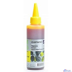 CACTUS Чернила CS-EPT6734 для Epson L800 , жёлтый, 100 мл