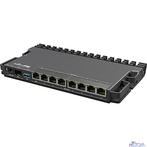 MikroTik RB5009UPr+S+IN Маршрутизатор CPU ARM64, 4 ядра 350-1400MHZ, 1GB RAM, 7*1Gbit RJ45, 1*2.5gbit RJ45, PoE out 1-7port