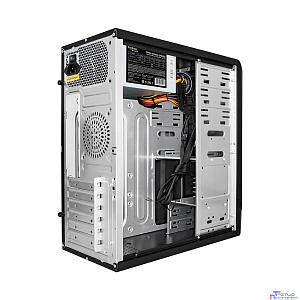 Exegate EX299162RUS Корпус Miditower ExeGate CP-603UB-UNS350 (ATX, БП UNS350 с вент. 12см, 2*USB, аудио, черный)