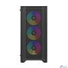 XASTRA Корпус A500 4ARGB Black ATX/Mesh/ tempered glass / 4x 120mm FC120-ARGB PWM fans/ A500-BK-FC120ARGB-4F-GL