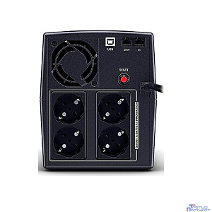 ИБП CyberPower UT1500EG {Line-Interactive, Tower, 1500VA/900W USB/RJ11/45/USB charger A/C (4 EURO), 12В/7 Ач х 2}
