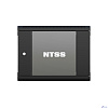 NTSS Шкаф настенный телекоммуникационный NTSS W 12U 600х450х635мм, 2 профиля 19, дверь стеклянная, боковые стенки съемные, задняя стенка, разобранный, черный RAL 9005 NTSS-W12U6045GS-BL