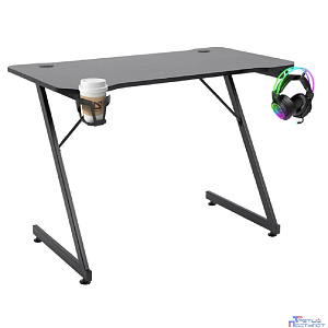 Игровой компьютерный стол Black Scorpion подвес кружки+гарн., черн. DEFENDER (64236)