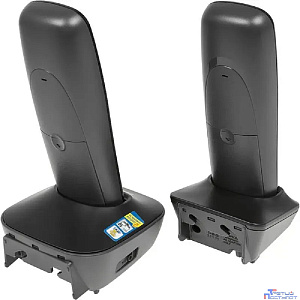 Panasonic KX-TG1612RUH (серый)  {Доп трубка в комплекте,АОН, Caller ID,12 мелодий звонка,поиск трубки}