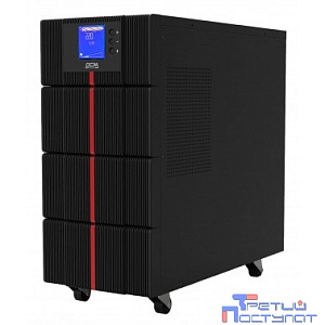 PowerCom Macan MAC-6000 ИБП {On-Line, 6000VA / 6000W, Tower, IEC, LCD, Serial+USB, SNMPslot, подкл. доп. батарей} (1439699)