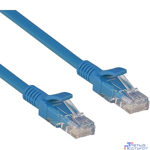 Exegate EX258680RUS Патч-корд UTP-RJ45-RJ45-5e-3M-BL, UTP, cat.5e, 3м, синий