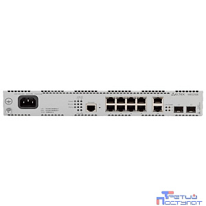 ELTEX MES2308 Коммутатор уровня L3, 10 портов 10/100/1000BASE-T (RJ-45), 2 порта 1000BASE-X (SFP), консольный порт RS-232 (RJ-45)