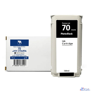 Струйный картридж NVP 70 (NV-C9449A) Photo Black для HP DesignJet Z2100/Z3100/Z3200/Z5200/Z5400 (130 мл) совместимый
