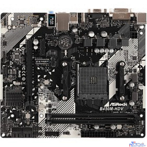 Asrock B450M-HDV R4.0 RTL {AMD B450, 2xDDR4, 2xPCI-Ex16, PCI-Ex1, D-SUB, HDMI, DVI, SATAIII+}