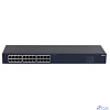 DAHUA DH-SF1024 24-портовый неуправляемый коммутатор, 24xRJ45 100Mb, коммутация 4.8 Гбит/с, MAC-таблица 8К, металл, установка настольная/в стойку