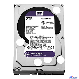 2TB WD Purple (WD22PURZ) {Serial ATA III, 5400- rpm, 256Mb, 3.5"}
