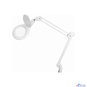 Rexant 31-0503 Лупа на струбцине  , круглая, 5D, с подсветкой 108 LED, белая