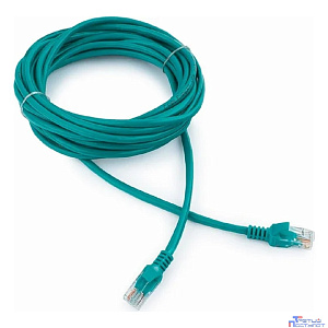 Cablexpert Патч-корд UTP PP12-5M/G кат.5e, 5м, литой, многожильный (зелёный)