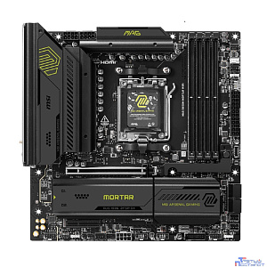 Материнская плата MSI MAG B850M MORTAR WIFI SocketAM5 AMD B850 4xDDR5 mATX AC`97 8ch(7.1) 5Gigabit RAID+HDMI