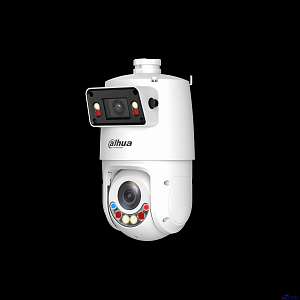 DAHUA DH-SDT4E225-4F-GB-A-PV1-0280-S2 Уличная купольная PTZ IP-видеокамера 1/2.8" 4Мп CMOS ИК 30м, Led 30м (панорамный модуль) 1/2.8" 2Мп CMOS ИК 100м, Led 50м, WDR 120дБ (PTZ-модуль) Видеоаналитика: