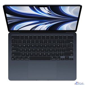 Apple MacBook Air 13-inch Mid 2022 [MC7X4PA/A] (КЛАВ.РУС.ГРАВ.) Midnight 13.6" Liquid Retina {(2560x1600) M2 8C CPU 8C GPU/16GB/256GB SSD/рекоменд.переходник 11007065}
