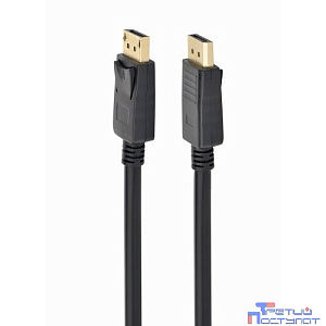 Filum Кабель Display port 1.8 м., ver.1.2, медь, черный, разъемы: Display port male- Display port male, пакет. [FL-C-DP1.2M-DP1.2M-1.8M] (894196)