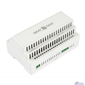 БАСТИОН SKAT-24-3.0 DIN (СКАТ ИБП-24/3-DIN) источник питания 24В 3А АКБ внешн. 1х12-17Ач, под DIN рейку 35 мм, МПТ (599)