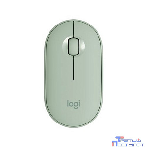 910-005720 Мышь беспроводная Logitech Pebble M350 Eucalyotus