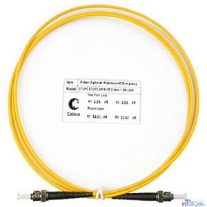 Cabeus FOP(s)-9-ST-ST-1,5m Шнур оптический simplex ST-ST 9/125 sm 1,5м LSZH