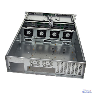 Exegate EX281301RUS Серверный корпус ExeGate Pro 3U660-HS16 <RM 19",  высота 3U, глубина 660, БП 2U-700ADS,16xHotSwap, USB>
