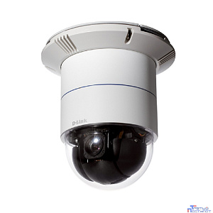 D-Link DCS-6616/A1A PROJ Купольная сетевая высокоскоростная VGA-камера, день/ночь, с приводом наклона/поворота, 12-кратным оптическим увеличением и WDR