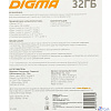 Micro SecureDigital 32GB Digma CARD10 V10 + adapter (DGFCA032A01)(1845091)