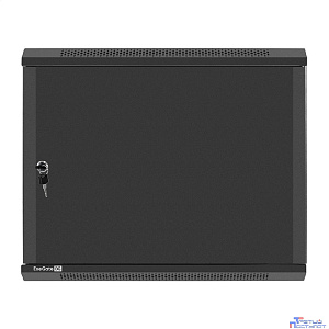 Exegate EX298619RUS Шкаф телекоммуникационный 19" настенный 9U ExeGate EC-WM-9U.450.M.BLACK (19”, 9U, 600x450x500mm (ШхГхВ), передняя дверь металл, съемные боковые панели, пыле- и влагозащита IP23, че