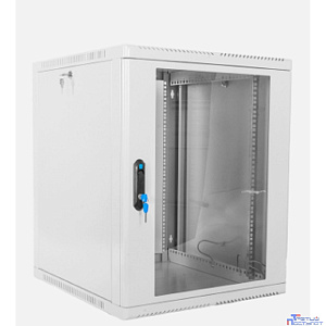 ЦМО Шкаф телекоммуникационный настенный сварной 12U (600 x 350) съёмные стенки, дверь стекло, ШРН-12.350