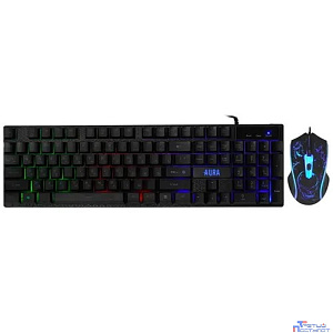 Defender Игровой набор Aura MKP-117 RU,Light [52117] {мышь+клавиатура+ковер}