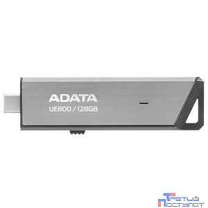A-DATA Flash Drive 128GB USB (Type-C) A-Data UE800 USB3.2 серебристый [aeli-ue800-128g-csg]