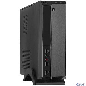 Exegate EX268691RUS Корпус MiniITX Exegate MI-207 Black, miniITX/mATX, <M450, 80mm>, 2*USB, Audio