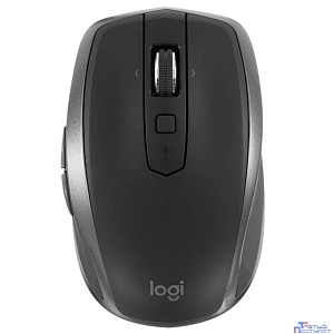 Мышь беспроводная Logitech MX Anywhere 2S Graphite темно-серая, 200-4000 dpi, Bluetooth + 2.4G, 7 кнопок, АКБ до 70 дней, правый хват