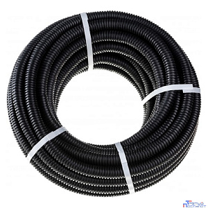 Rexant 28-0025-25 Труба гофрированная из ПНД, с зондом, черная, O25 мм (бухта 25 м/уп)