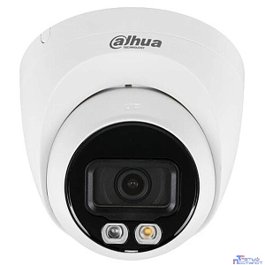 DAHUA DH-IPC-HDW2849TP-S-IL-0280B Уличная турельная IP-видеокамера SmartDualLight 8Мп, 1/2.7” CMOS, объектив 2.8мм, видеоаналитика, микрофон, ИК 30м, LED 30м, IP67, металл/пластик