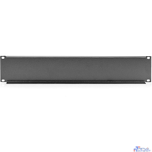 5bites Панель-заглушка CM-100B-2U на винтах 2U / 19" / BLACK