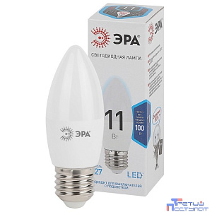 ЭРА Б0032983 Лампочка светодиодная STD LED B35-11W-840-E27 E27 / Е27 11Вт свеча нейтральный белый свет