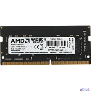 AMD SO-DIMM DDR4 8Gb R9 Gamer Series 3200МГц OEM (R948G3206S2S-U )