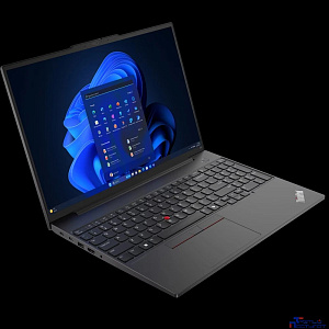 Lenovo ThinkPad E16 G2 [21M6S1F000] (КЛАВ.РУС.ГРАВ.) Black 16" {WUXGA Ryzen 7 7735U/16GB/512ГБ SSD/DOS/клавиатура с подсветкой/металл}