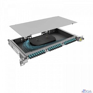 NTSS Кросс 19" NTSS PREMIUM выдвижной, предсобранный 1U, 8 портов SC/UPC, 50/125 мкм ОМ3, (сплайс, пигтейлы, кдзс, планки, адаптеры) NTSS-RsFOB-PM-1U-8-SC/U-503-SP1.5G1A