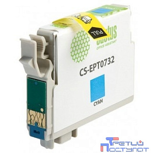Cactus C13T0732 Картридж  для Epson Stylus С79/ C110/ СХ3900/ CX4900/ CX5900/ CX7300/ CX8300/ CX9300, голубой