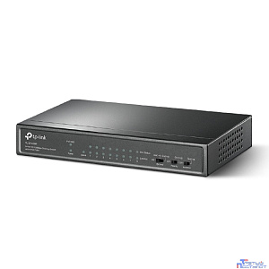 TP-Link TL-SF1009P Настольный коммутатор с 9 портами 10/100 Мбит/с (8 портов PoE+)