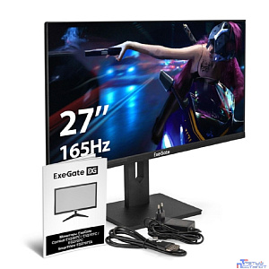 LCD ExeGate 27" EG2707C Combat {IPS 1920x1080 165Hz 1ms HDMI2.0 DisplayPort USB} [EX296975RUS]